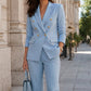 Women's Elegant Double Breasted Blazer & Pants Set