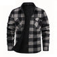 🧥 Men's Flannel Plaid Shirt Jacket – Vintage & Durable, Outdoor Style ✨