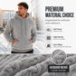 Men's Winter Warm Cable Knit Hoodie