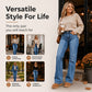 👖Casual & Versatile, Everyday Comfort✨ Women's Casual Stretchy High-Waisted Jeans – Versatile Design & Stretch Fabric | Effortless Everyday Comfort ✨