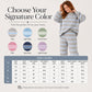 Women's Striped Mock Neck Top & Wide-Leg Pants Set