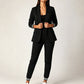 Women's open-front blazer and trousers set
