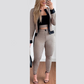 Women's Cardigan Tube Top & Pants 3-Piece Set