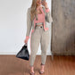 Women's Cardigan Tube Top & Pants 3-Piece Set