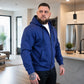 Men's Casual Warm Zip Up Hooded Jacket