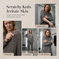 Women's Autumn Winter Color Block Knit 2-Piece Set Thickened Pullover Sweater and Skirt