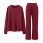 Women's Casual Knit Loungewear Set