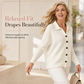 Womens Casual Solid Color Knit Lapel Collar Cardigan Sweater Button Down Fall Winter Outerwear