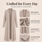 Women's Open Front Maxi Long Cardigan