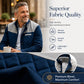Men's Casual Stand Collar Warm Quilted Jacket