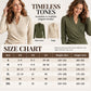 Women's Elegant V-Neck Wrap Knit Top