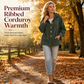 Women's Casual Loose Corduroy Hooded Outerwear