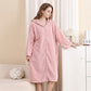 💖Black Friday Mega Deal – 50% off!💖 🌺Women's Wearable Hooded Bathrobe Towel