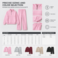 Casual Two Piece Pants Set Solid Color Zip Lapel Collar Top and Long Trousers Outfit for Autumn and Winter