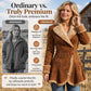 Women's Faux Suede Shearling Lined Jacket