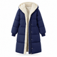 Solid Color Double Sided Hooded Long Sleeve Slim Fit Cardigan Coat