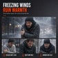 Men's Winter Hooded Padded Jacket and Pants Set