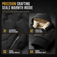 Men's Winter Hooded Padded Jacket and Pants Set