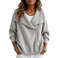 🔥LAST DAY SALE 50% OFF💥Women's Chic Asymmetrical Zip Up Sweater Jacket