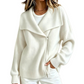 🔥LAST DAY SALE 50% OFF💥Women's Chic Asymmetrical Zip Up Sweater Jacket
