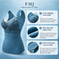 Women's Slim Fit Thermal Camisole with Built-In Bra