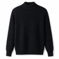 Men's Mock Neck Solid Color Knit Sweater