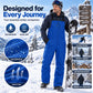 Unisex Waterproof Ski Bib Pants
