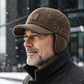 Men's Warm Baseball Cap with Ear Flaps