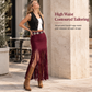 Women Stylish Elastic Stretch Fringe Skirt Casual Versatile Tassel Skirt for Spring and Fall
