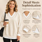 Women's Layered-Look V-Neck Sweatshirt