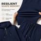Men's Casual 2 Piece Waffle Knit Tracksuit Set Half Zip Hoodie and Straight Leg Pants