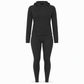 Women Two Piece Outfit Crew Neck Long Sleeve Top and Matching Pants Set for Fall