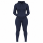 Women Two Piece Outfit Crew Neck Long Sleeve Top and Matching Pants Set for Fall