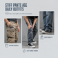👖 Retro Washed Wide Leg Cargo Jeans Y2K High Street Denim Pants with Pockets