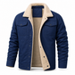 Men's Plush Lined Workwear Casual Fall Winter Warm Coat