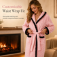 Thick Long Sleeve Knit Plush Bathrobe