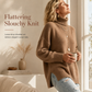 🍂 Warm Knit Feel, Effortless Layered Look | Women's Loose Fit Knit Turtleneck Sweater