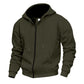 Men's Warm-Lined Full-Zip Hooded Sweatshirt