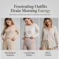 Women's Rib Knit Long Sleeve High Slit Tunic and Pants Two Piece Set