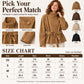Women's Elegant Stand Collar Belted Jacket
