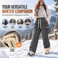 Women's Plush-Lined Corduroy Cargo Pants