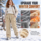 Women's Plush-Lined Corduroy Cargo Pants