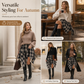 Women's High Waisted Asymmetrical Plaid Patchwork Skirt