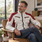Men's Vintage Stand Collar Patchwork Jacket