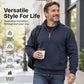 Men's Warm Half-Zip Sweatshirt