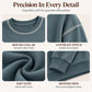 👕 Relaxed Easy Comfort, Clean Neckline | Women's Casual Loose Crewneck Sweatshirt
