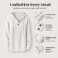 🧶 Textured Comfort, Cozy Head Coverage | Women's Waffle Knit Henley Hooded Sweatshirt