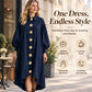 ✨ Retro Charm, Feminine Sleeve Volume | Women's Vintage Button Up Dress with Bubble Sleeves