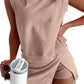 ✨Summer New Arrivals – Limited-Time 70% Off!🎀Women’s Tank Top & Slit Skort Set